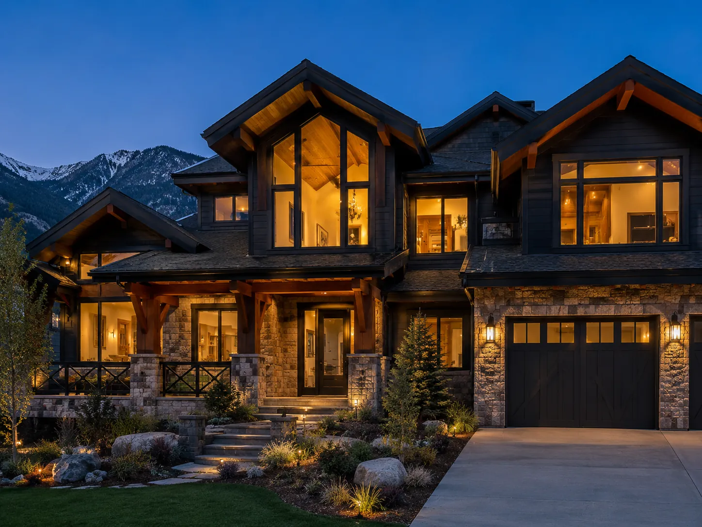 Custom residential home build by Vitanov Construction